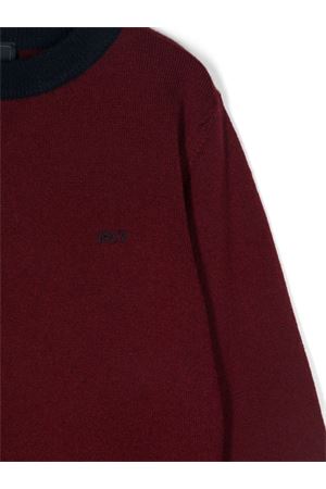 maglione in lana bordeaux FAY KIDS | FV9P30W0023420BL